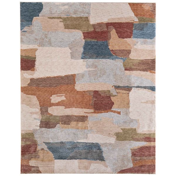 Tapis Pearson 39SDF Feizy, Bleu/Multicolore