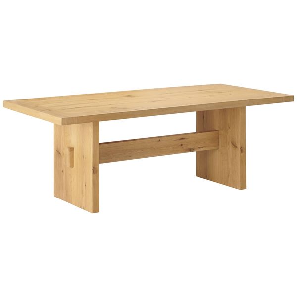 Table a manger rectangulaire Brookhaven, Naturel