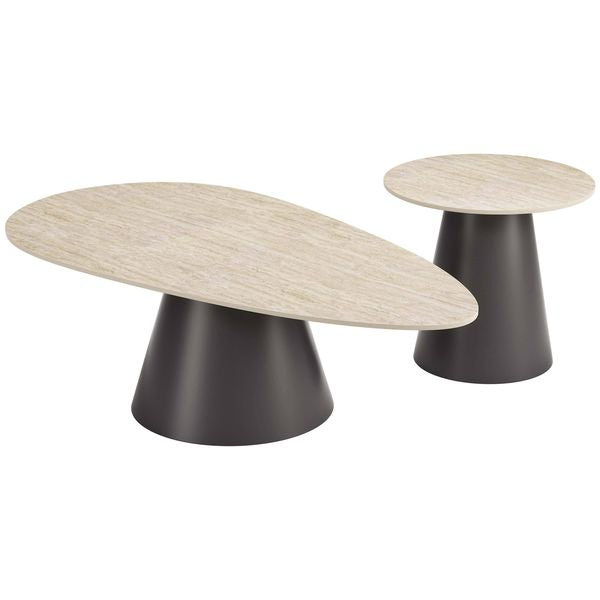 Ensemble Table Basse Reyes, Naturel