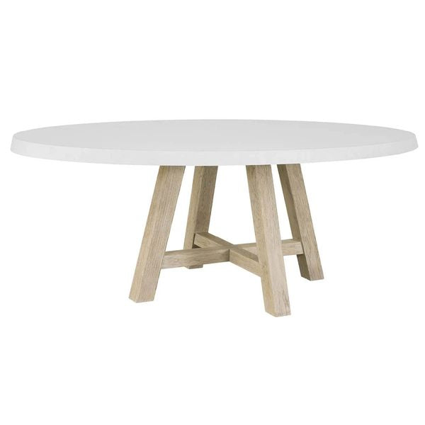 Table a Manger Ronde Oasis, Blanc