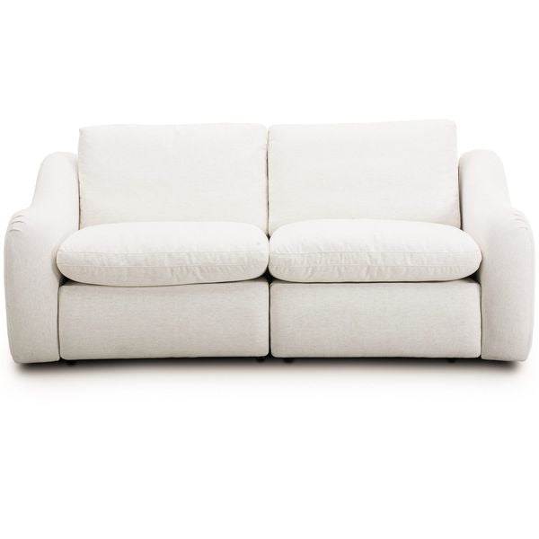 Canape Inclinable electrique 2 Pieces Crawford, Neige Nomade