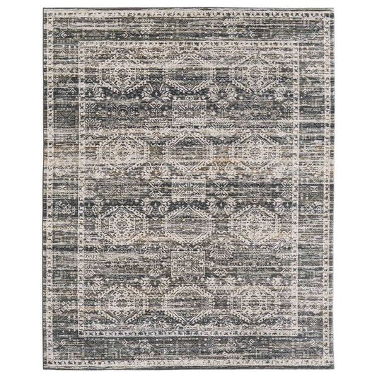 Tapis Augustine 39TUF Feizy, Noir/Multicolore