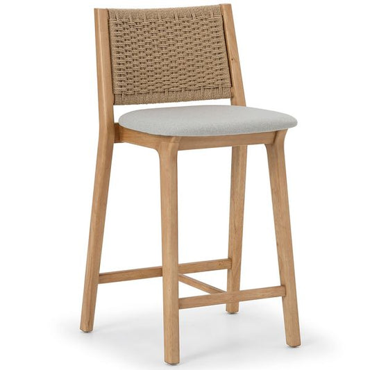 Tabouret de bar Lume, Naturel, Lot de 2
